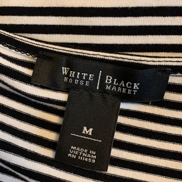 White House Black Market Striped Sleeveless Top - Picture 8 of 8